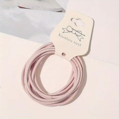 Minimalist Thin Hair Rope High Elasticity Leather Hair Bang