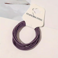 Minimalist Thin Hair Rope High Elasticity Leather Hair Bang