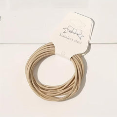 Minimalist Thin Hair Rope High Elasticity Leather Hair Bang