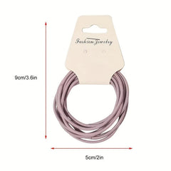 Minimalist Thin Hair Rope High Elasticity Leather Hair Bang