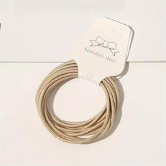 Minimalist Thin Hair Rope High Elasticity Leather Hair Bang