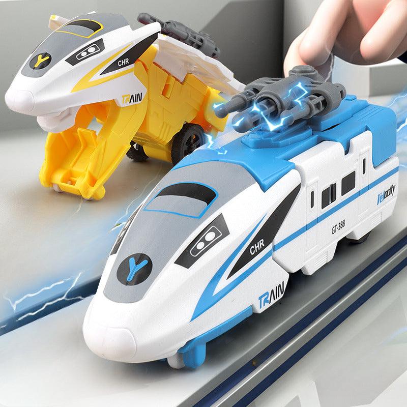 Deformable Train Toys Collision Cars Inertia Locomotives Boys' Toys