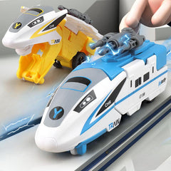 Deformable Train Toys Collision Cars Inertia Locomotives Boys' Toys