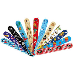 12 Pirate Party Pattern Bracelets for Kids Nautical Treasure Map Theme