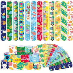 12pcs Easter Slap Bracelet Party Favor Toys, Children's Easter Party Favors