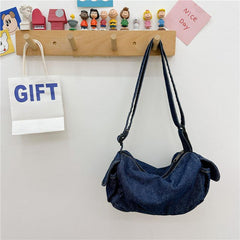 Kids Denim Crossbody Bag Boys Girls Canvas Shoulder Bag