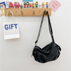 Kids Denim Crossbody Bag Boys Girls Canvas Shoulder Bag
