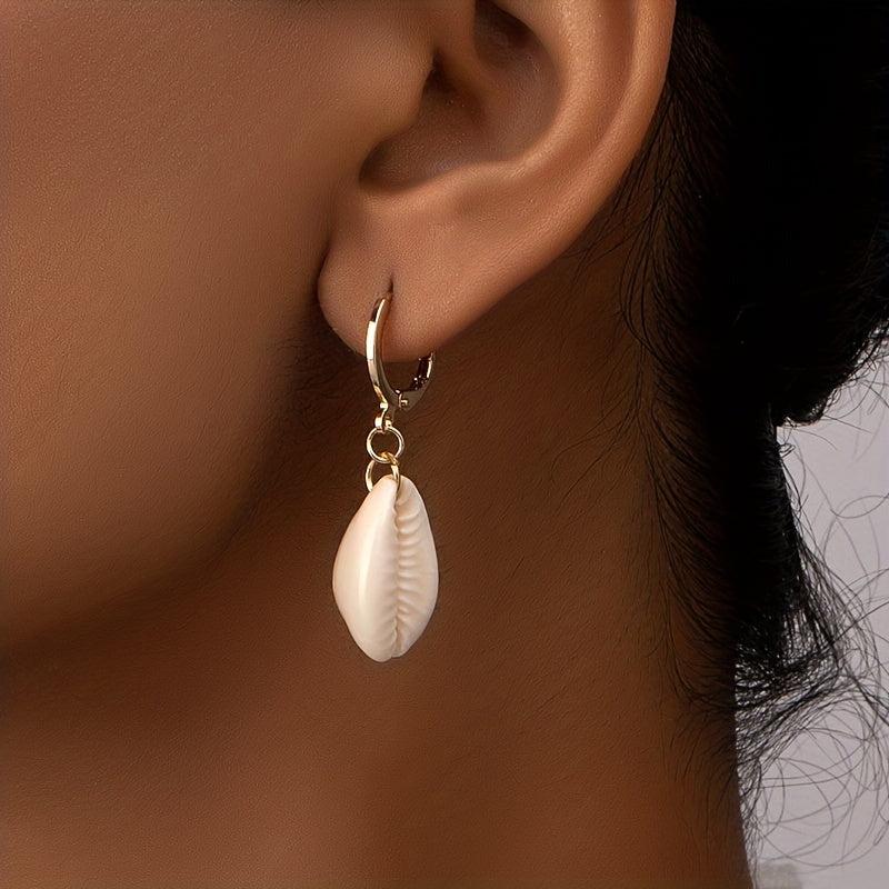 Shell Drop Earrings Sweet Jewelry Party Accessories