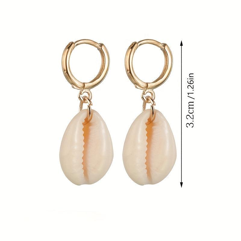 Shell Drop Earrings Sweet Jewelry Party Accessories