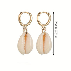 Shell Drop Earrings Sweet Jewelry Party Accessories