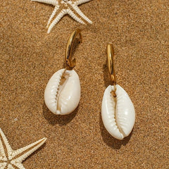 Shell Drop Earrings Sweet Jewelry Party Accessories