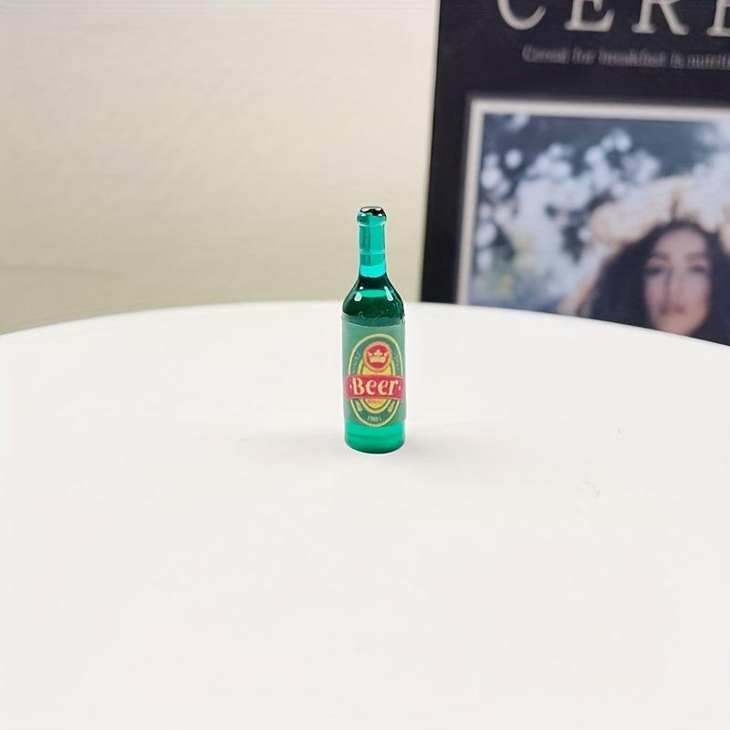 Simulation Food Play Model Mini Small Wine Beer Bottle Micro Landscape Scene