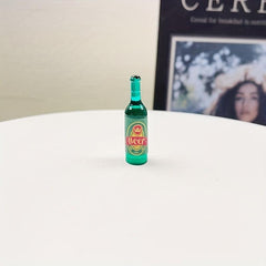Simulation Food Play Model Mini Small Wine Beer Bottle Micro Landscape Scene