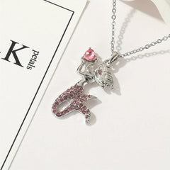 Magical Mermaid Heart Pendant Necklace for Kids