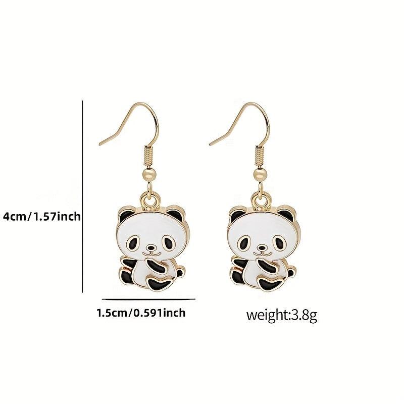 Chinese National Treasure Panda Earrings