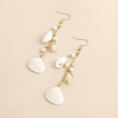 Stylish Shell Sea Snail Earrings for Party Wedding Banquet
