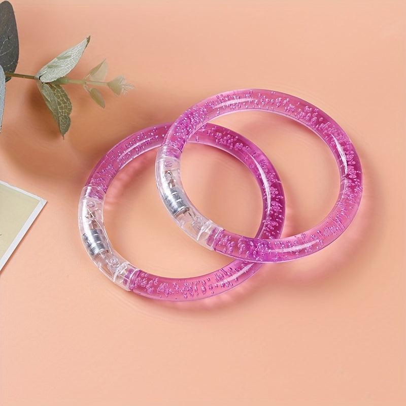 Glitter LED Light Bracelet Glow Stick