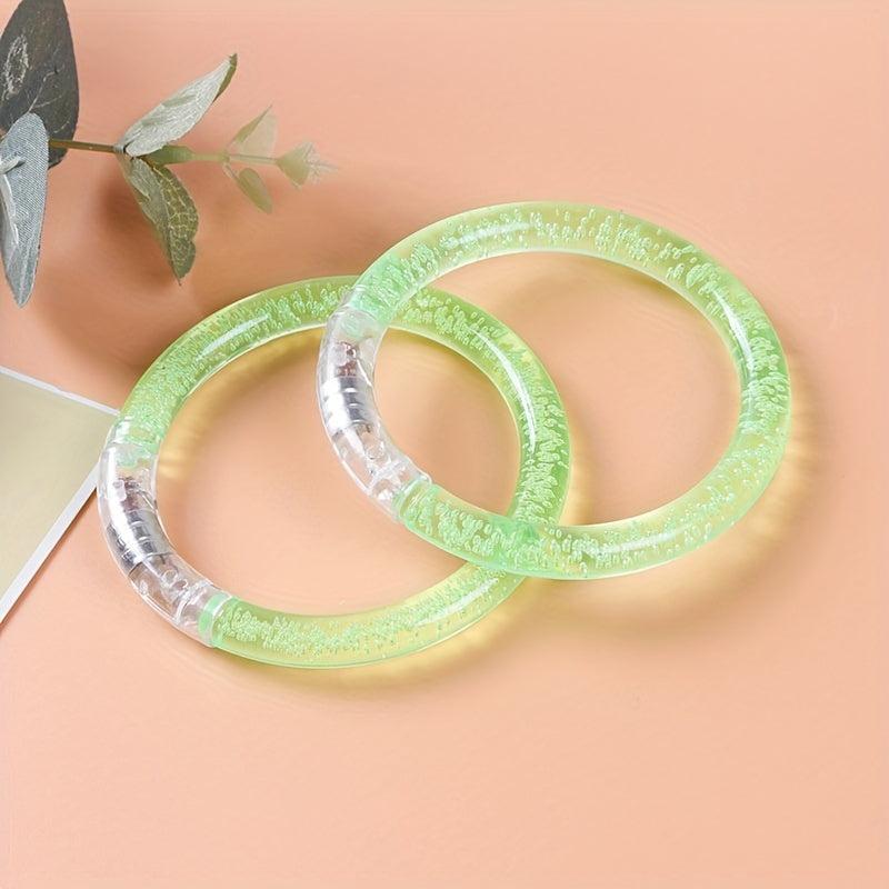 Glitter LED Light Bracelet Glow Stick
