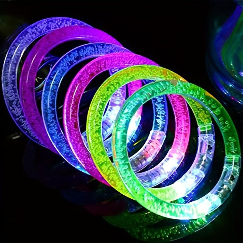 Glitter LED Light Bracelet Glow Stick