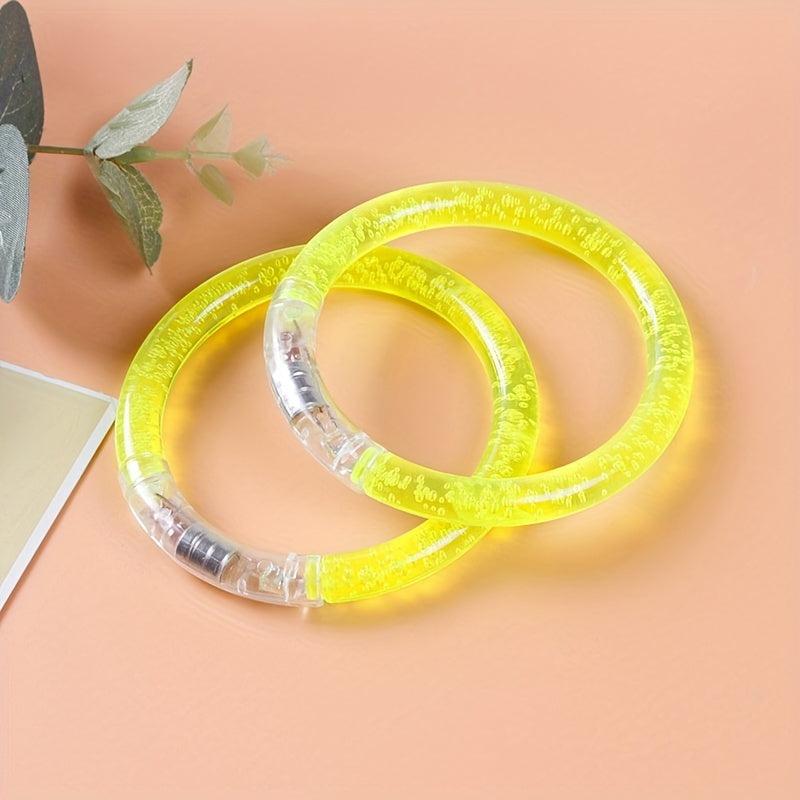 Glitter LED Light Bracelet Glow Stick