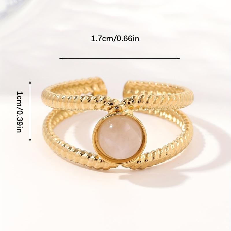 Personalized Stainless Steel Ring for Her