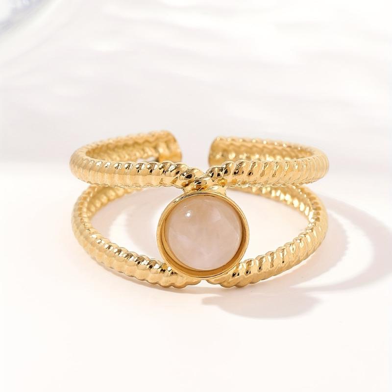 Personalized Stainless Steel Ring for Her