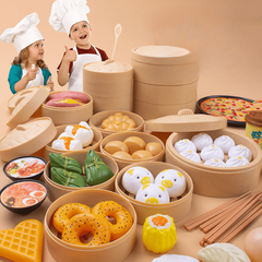 Children's Kitchen Play Set Baby Toy Food Cooking Breakfast