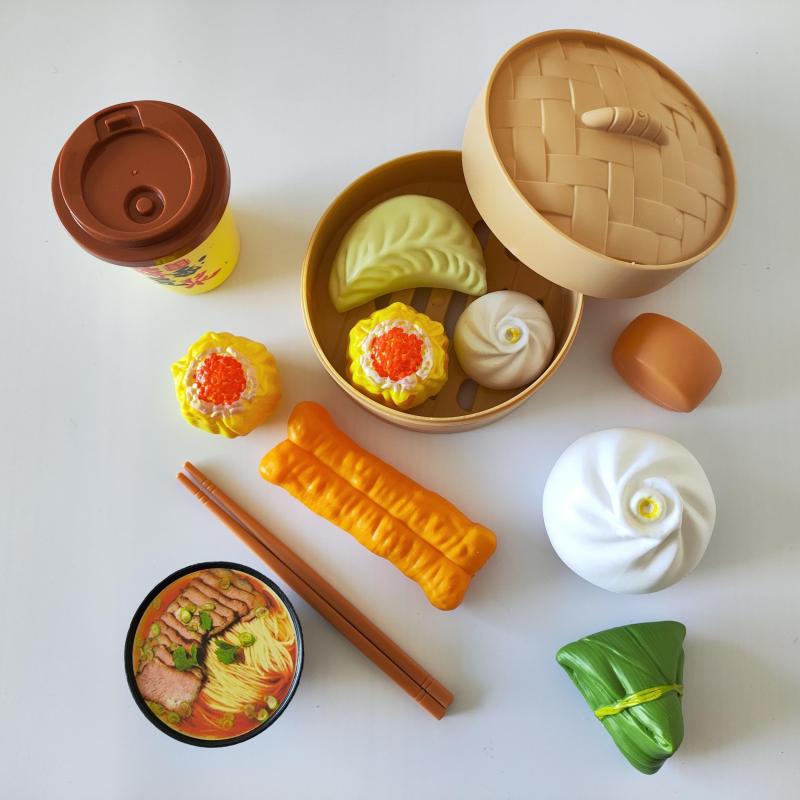 Children's Kitchen Play Set Baby Toy Food Cooking Breakfast