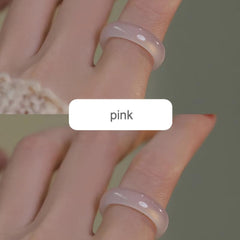 Retro Glazed Glass Ring - Ideal Gift for Her