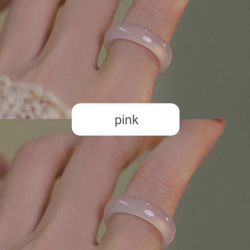 Retro Glazed Glass Ring - Ideal Gift for Her