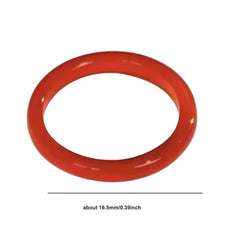 Retro Glazed Glass Ring - Ideal Gift for Her
