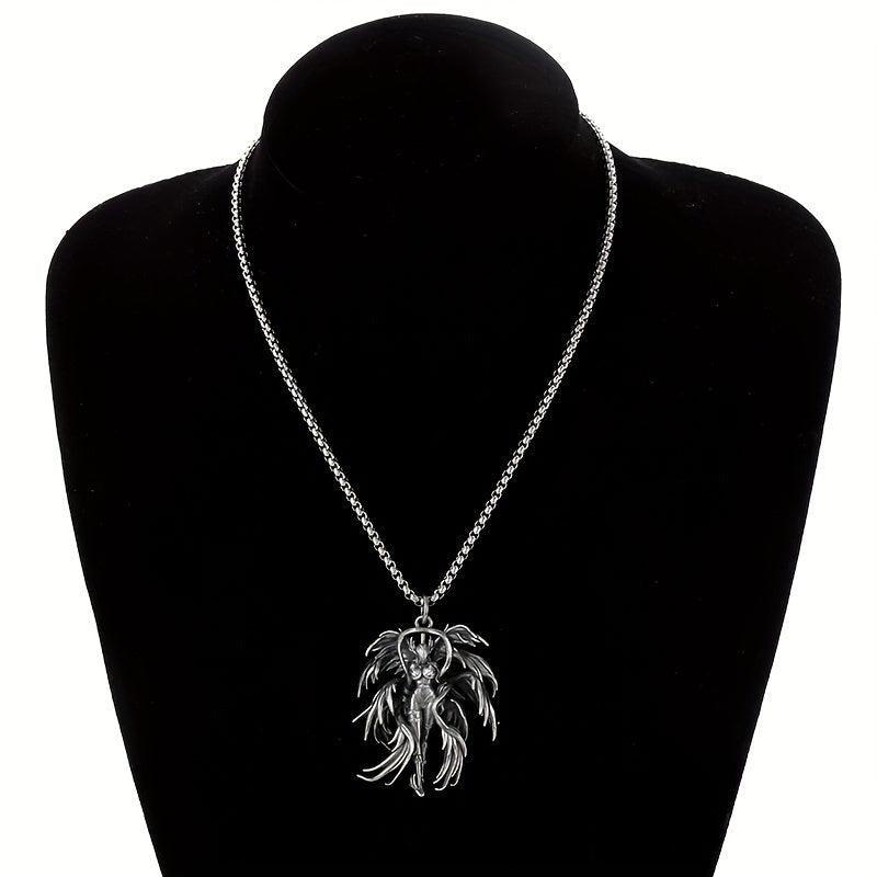 Retro Angel Goddess Necklace - Stylish Men & Women Gift