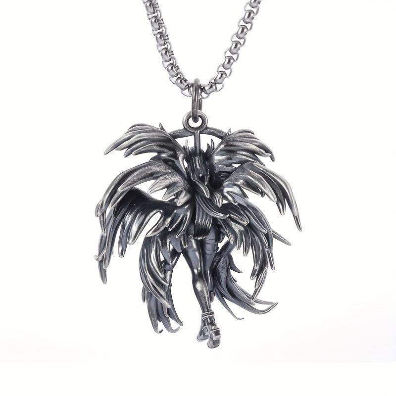 Retro Angel Goddess Necklace - Stylish Men & Women Gift