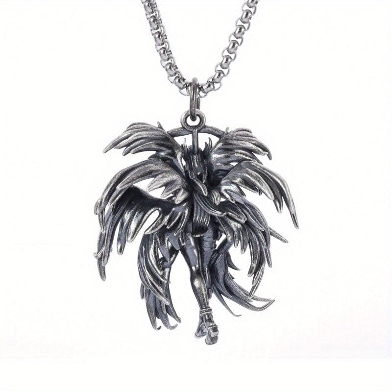 Retro Angel Goddess Necklace - Stylish Men & Women Gift