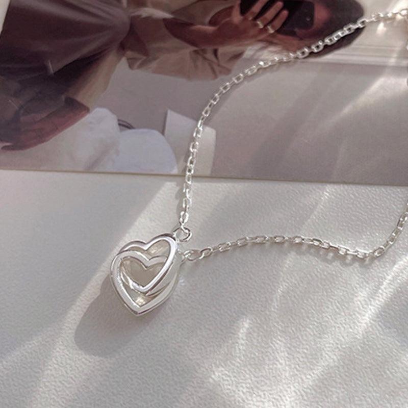 Titanium Steel Love Pendant Bracelet Heart Party Jewelry