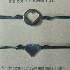 Stainless Steel Parent Child Bracelet Set