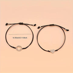 Stainless Steel Parent Child Bracelet Set