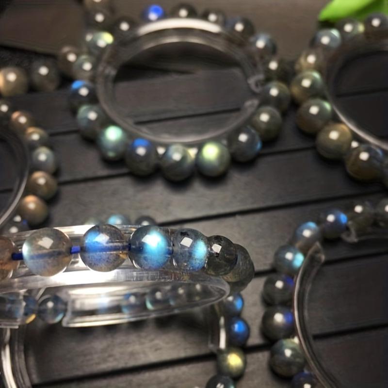 Crystal Labradorite Stone Bracelet - Perfect Holiday Gift