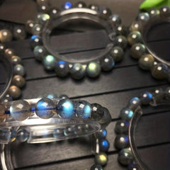 Crystal Labradorite Stone Bracelet - Perfect Holiday Gift