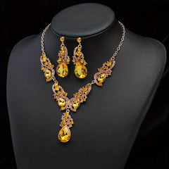 Elegant Glass Jewelry Set - Ideal Gift for Her