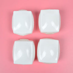 2pcs Slow Rebound Tofu Venting Toy Knead Music Decompression Simulation Tofu