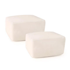 2pcs Slow Rebound Tofu Venting Toy Knead Music Decompression Simulation Tofu