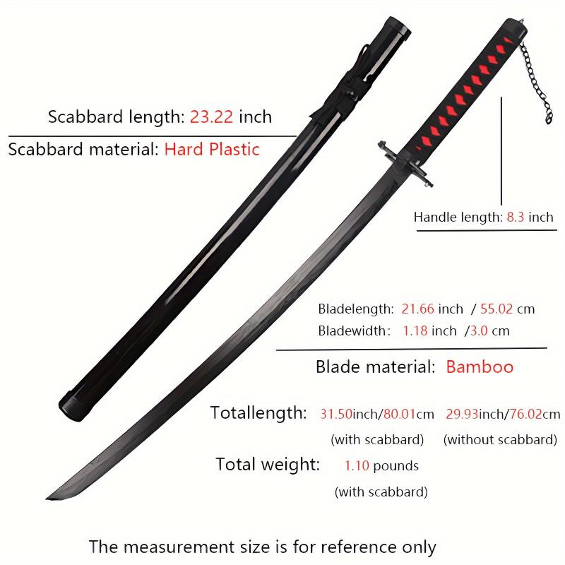 Toy Warrior Sword with Scabbard Cosplay Weapon for Halloween and Christmas