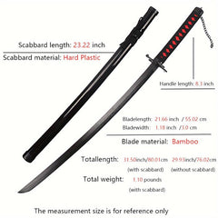 Toy Warrior Sword with Scabbard Cosplay Weapon for Halloween and Christmas