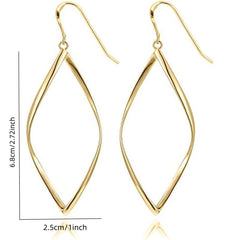 Stunning Geometric Rhombus Drop Earrings - Ideal Gift for Her