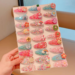 Fruity Cartoon Hairpins for Girls - Summer Hair Accessories