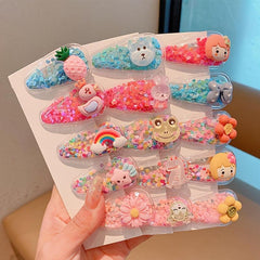 Fruity Cartoon Hairpins for Girls - Summer Hair Accessories