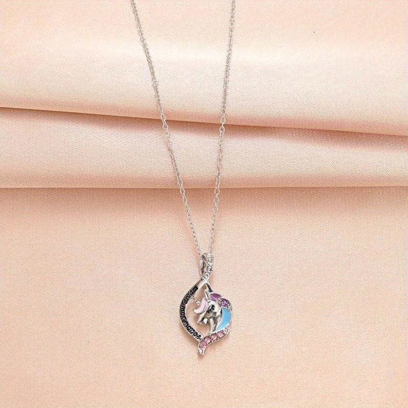 Unicorn Necklace Horse Head Jewelry Toy Gift
