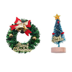 3pcs Dollhouse Mini Accessories Small Street Light Christmas Scene Prop