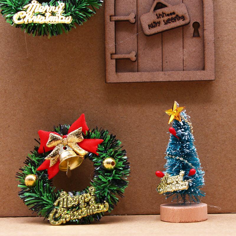3pcs Dollhouse Mini Accessories Small Street Light Christmas Scene Prop